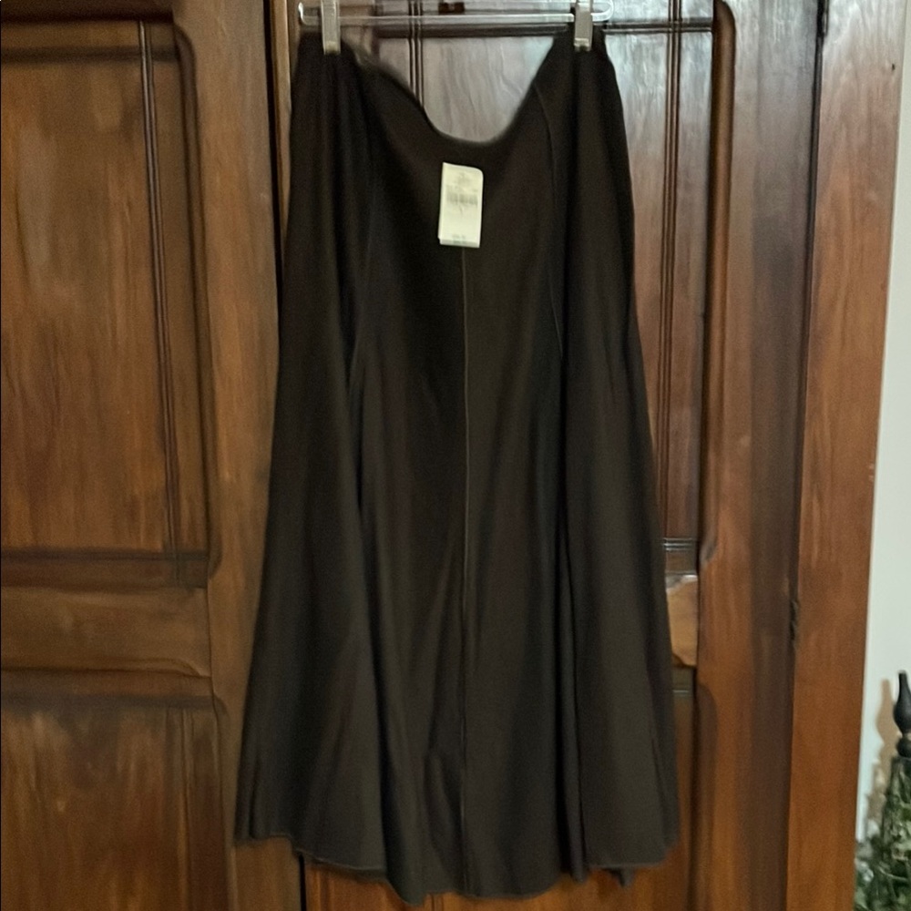 Elegant Chocolate Brown Women's Skirt